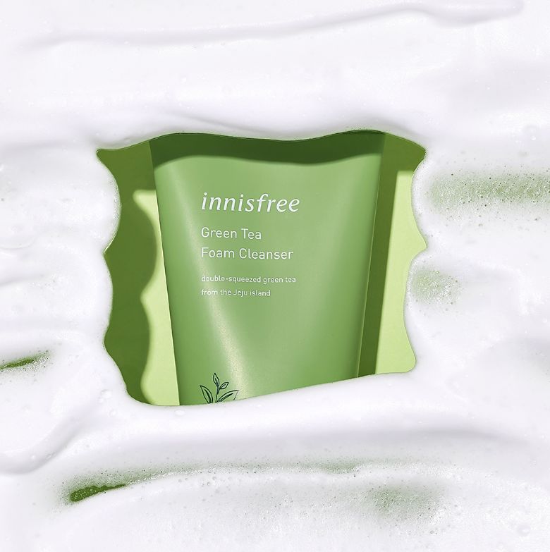 Innisfree - 綠茶泡沫潔面乳