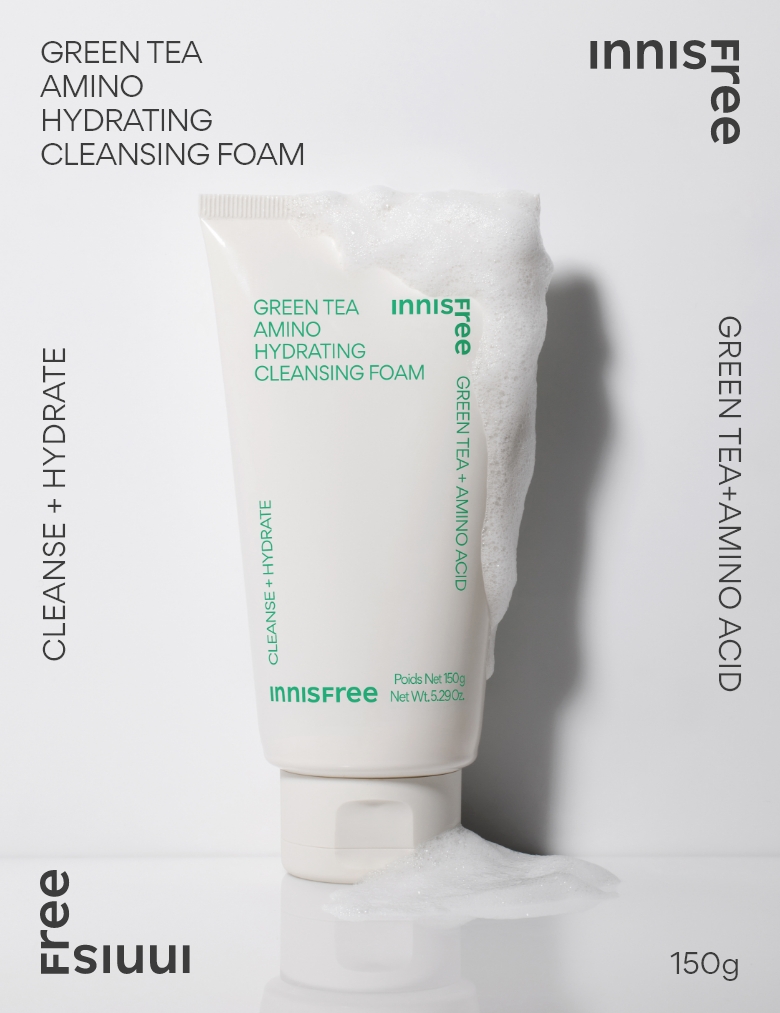 Innisfree - Green Tea Amino Moisture Foam Cleanser