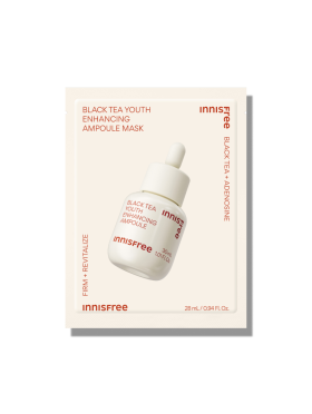 이니스프리 블랙티 유스 인핸싱 앰플 마스크 28mL