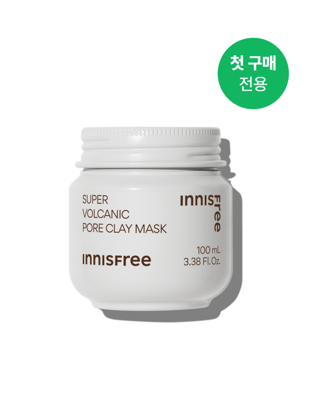 이니스프리 수퍼 화산송이 모공 마스크 100mL - 모공팩, 워시오프팩, 블랙헤드, 각질제거