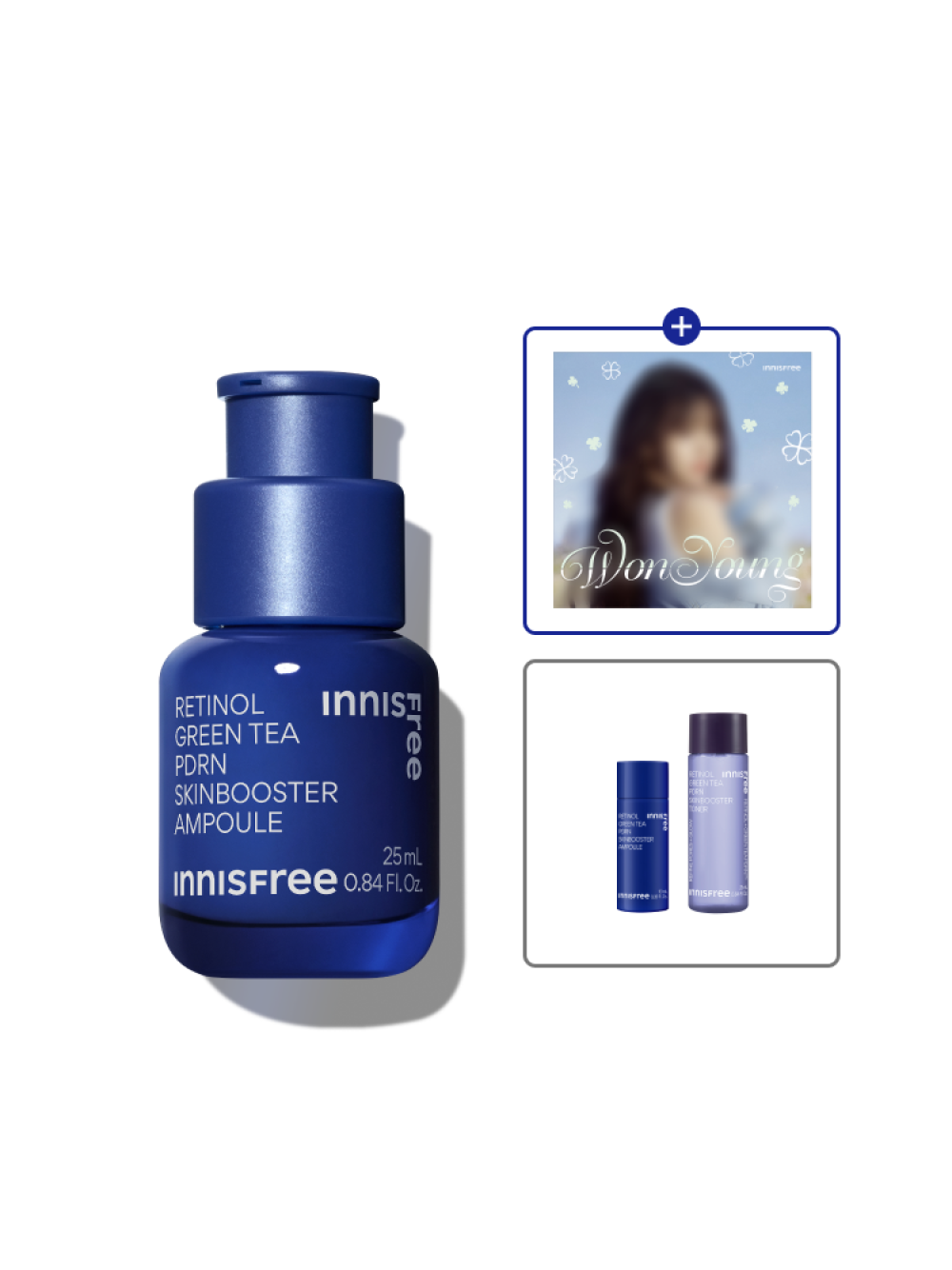 이니스프리  [장원영 브로마이드] [25mL] 레티놀 PDRN 스킨부스터 앰플 25mL - 레티놀피디알엔앰플, 스킨부스터, 속광앰플, 모공앰플, PDRN앰플, 김나영PICK